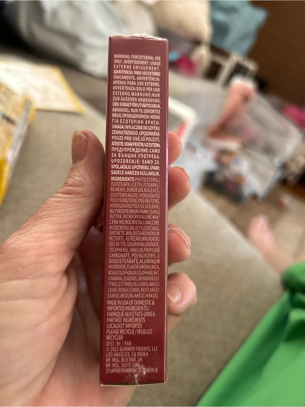 Summer Fridays Lip Butter Balm - Cherry, NEW - Picture 3 of 6